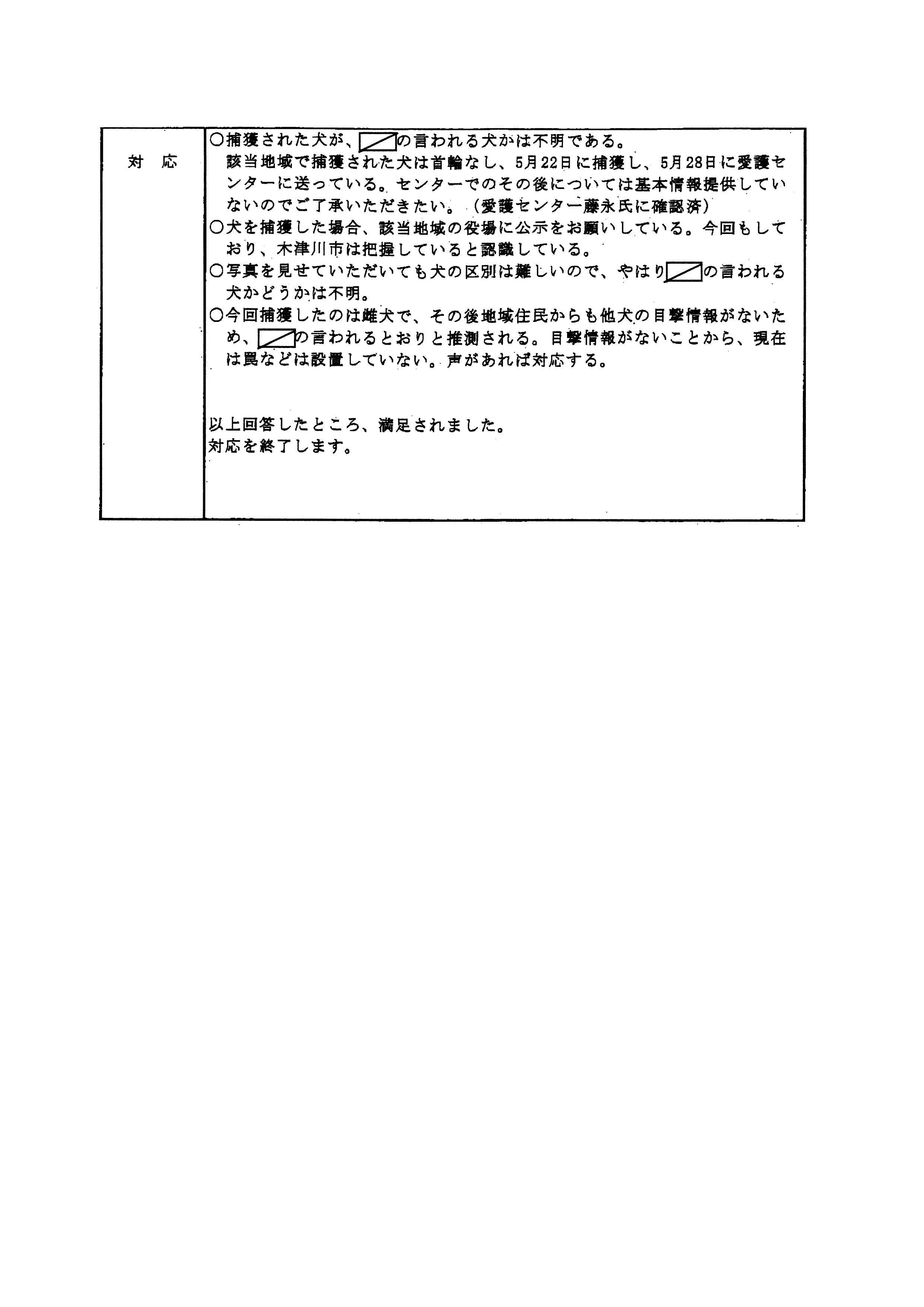 令和6年7月8日-6月頭に浄瑠璃寺付近で捕獲された犬のことが知りたい-02
